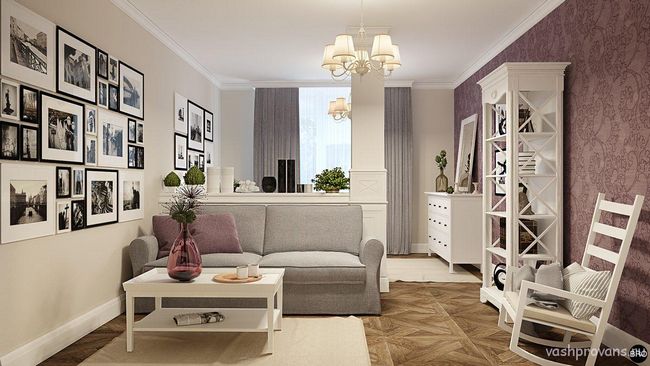 Дизайн маленької квартири в стилі Прованс