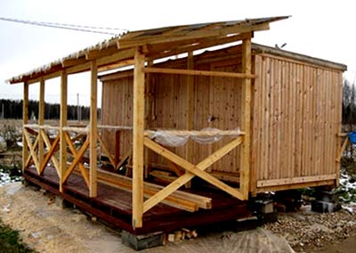 дах веранди