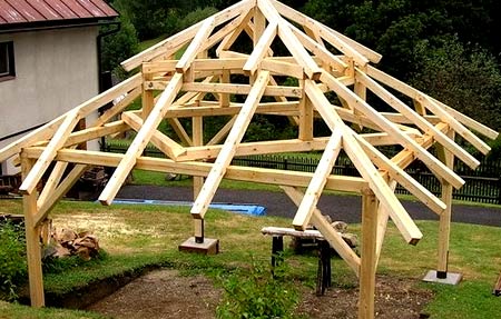 каркас альтанки