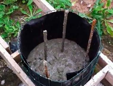 заливка стовпчиків