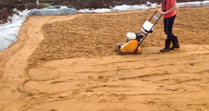 трамбування піску