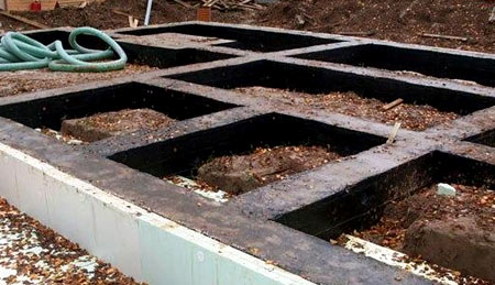 стрічковий мелкозаглубленний фундамент