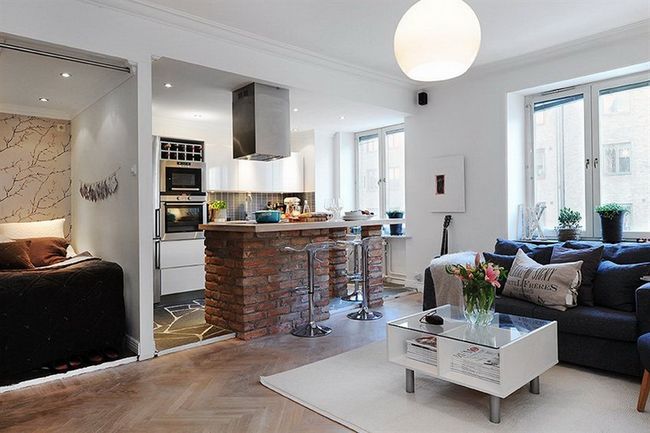 9 рад по дизайну квартири-студії: інтер'єр і планування + фото