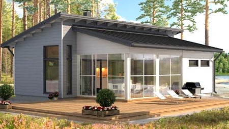 проект будинок скандинавський стиль