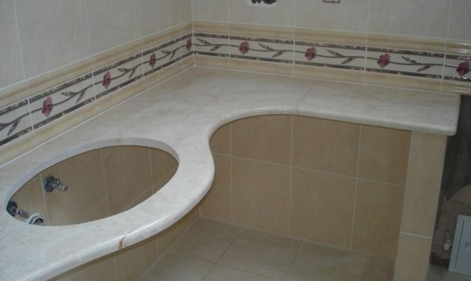 Як зробити стільницю у ванну своїми руками