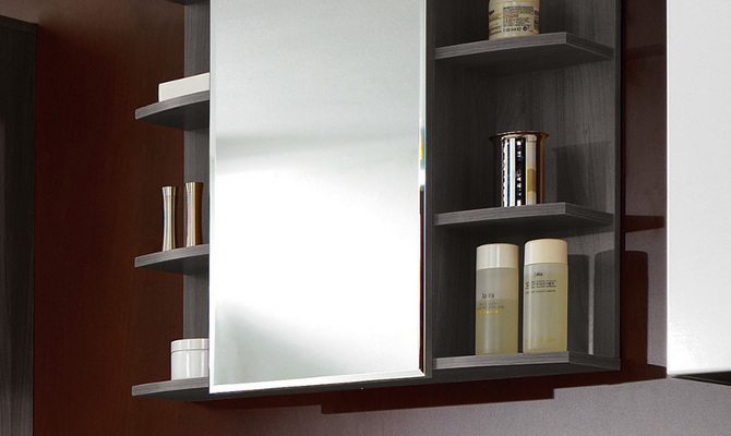 Вибираємо шафа для ванної кімнати з дзеркалом та підсвіткою