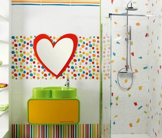 Ванна кімната в стилі поп-арт