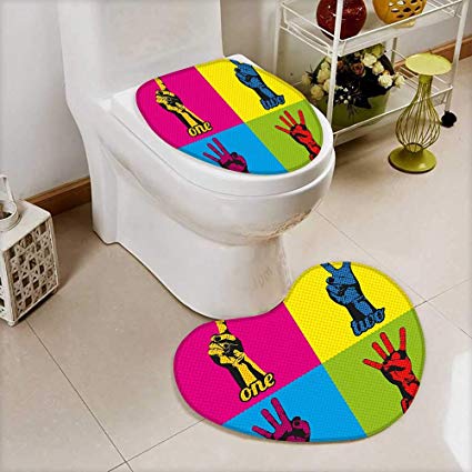 Ванна кімната в стилі поп-арт