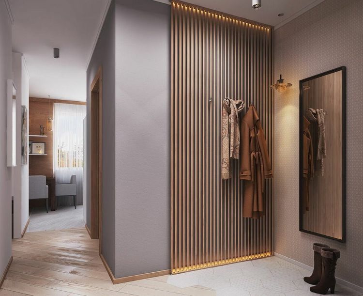 Цікаві варіанти обробки прихожей кімнати